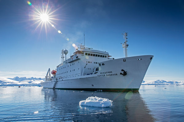 If you're on board the Akademik Sergey Vavilov, you might be helping out with the ongoing search for Franklin's expedition remains this summer. Courtesy Mark Cowardine/One Ocean
