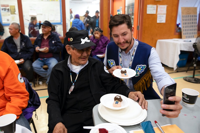 Tizya-Tramm is connecting past and present while working for his people's future. COURTESY KERI OBERLY
