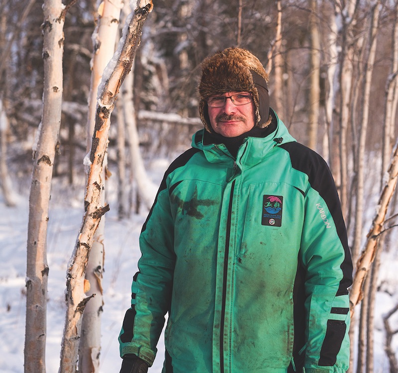When Scott McQueen was born in 1963, his family was living on the land and traveling by dog team. PHOTO BY SAMANTHA STUART