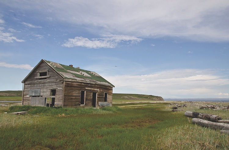 An old whaling shack in Qikiqtaruk. COURTESY YUKON GOVERNMENT