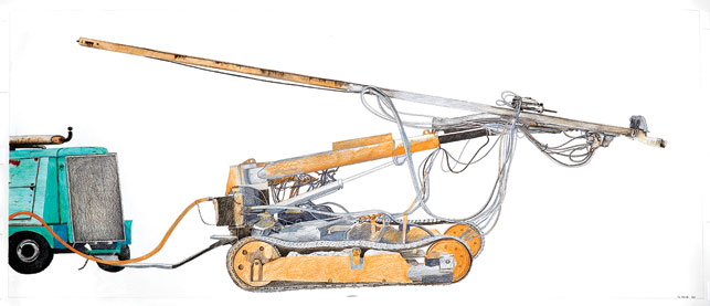 Canadrill (2015), Tim Pitsiulak with coloured pencil. Image courtesy AGO