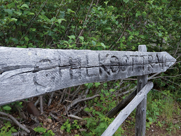 Hiking the Chilkoot Trail during the Goldrush era was a potentially fatal trek.