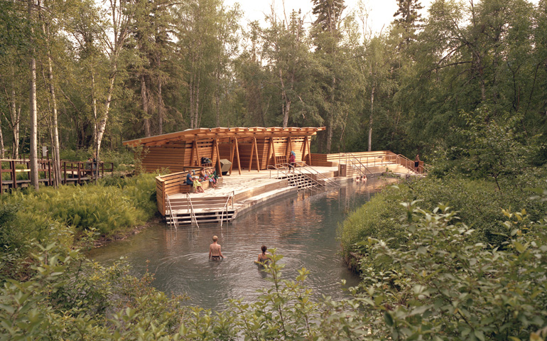 the Liard River Hotsprings were once known as Tropical Valley. Photo by Ottilie Short