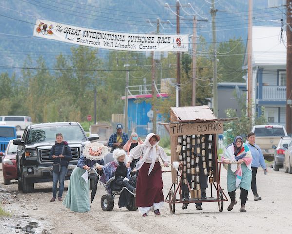 Battle the Same Old Farts at Dawson’s annual Outhouse Race. COURTESY Klondike Visitors Association