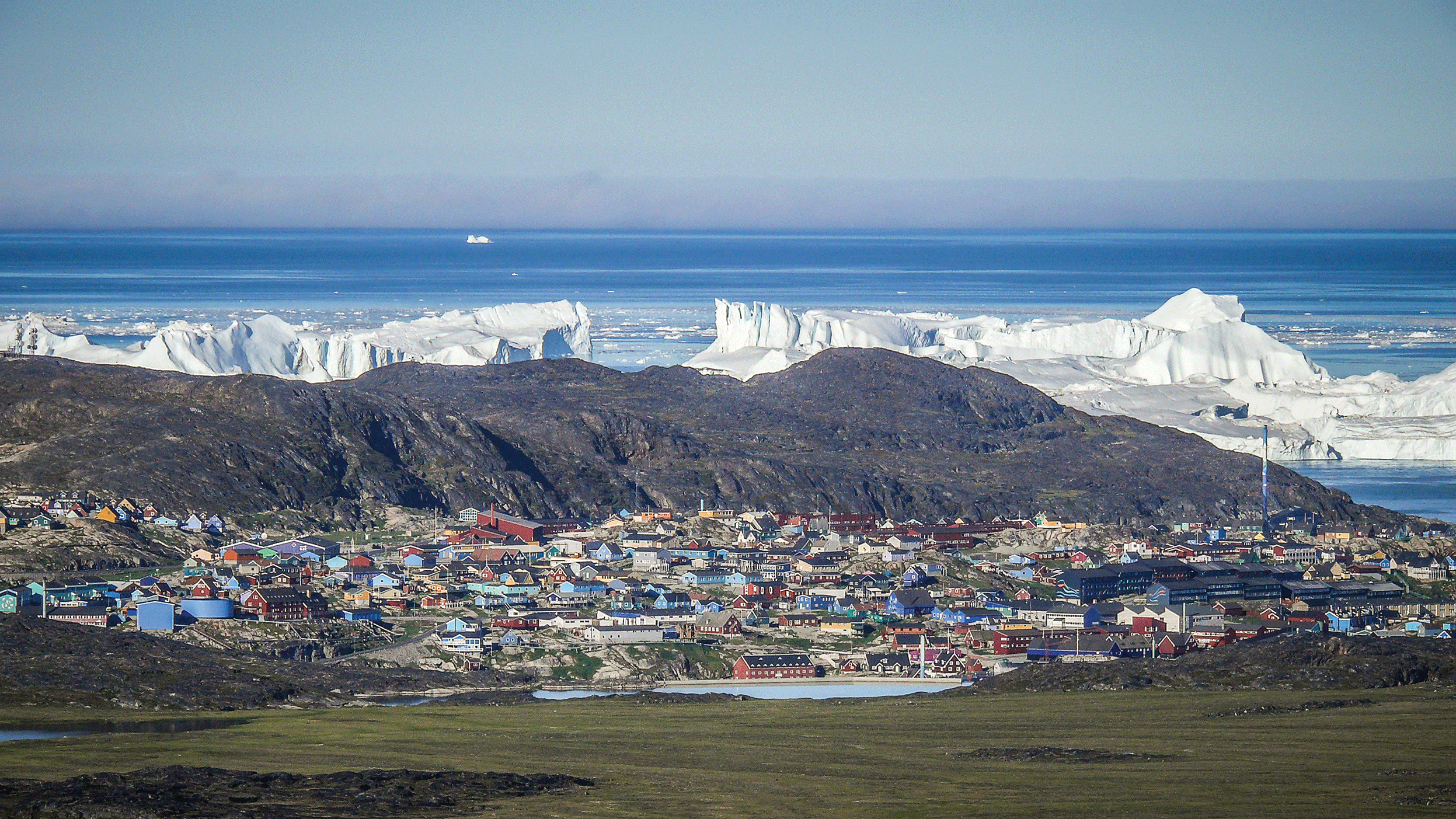 The picturesque town of Ilulissat, in Western Greenland. Mark Kelly