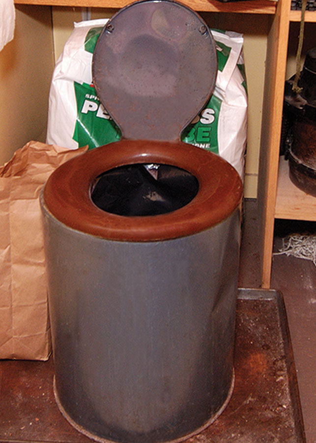 A honey bucket that Winnie the Pooh would want no part of.