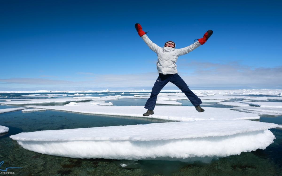 Jumping on the ice