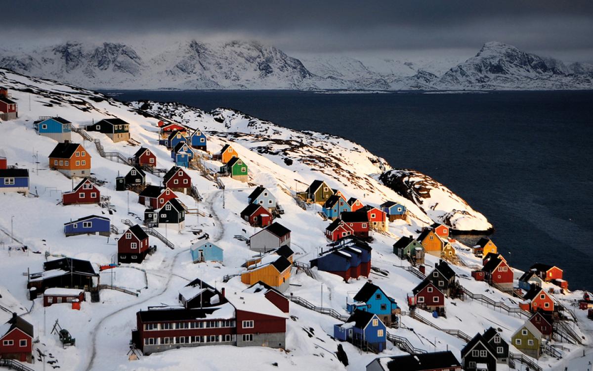 The view from Sisimiut, Greenland. Photo courtesy Greenland Travel