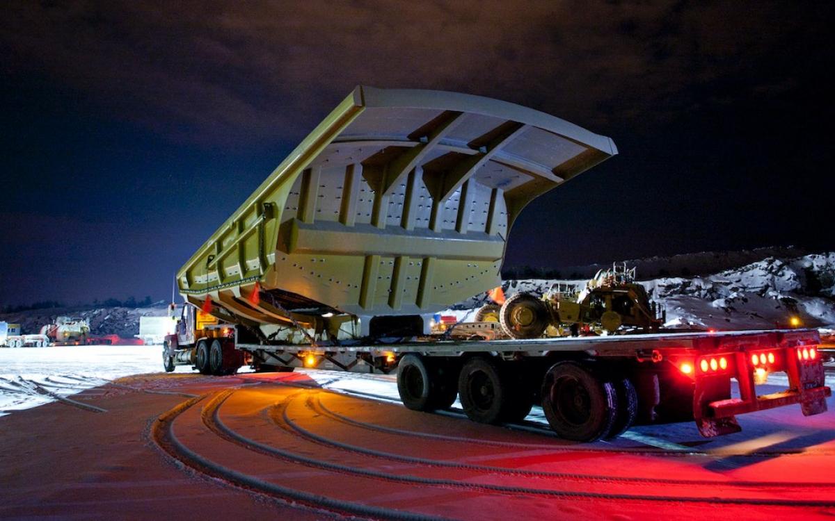 Substituting all-weather roads for seasonal ice roads would have a major impact on the economics of mineral development in the North.