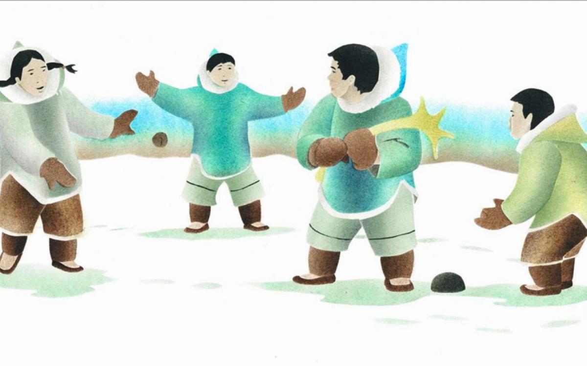 Illustration by Andrew Qappik, C/O Uqqurmiut Centre for Arts & Crafts