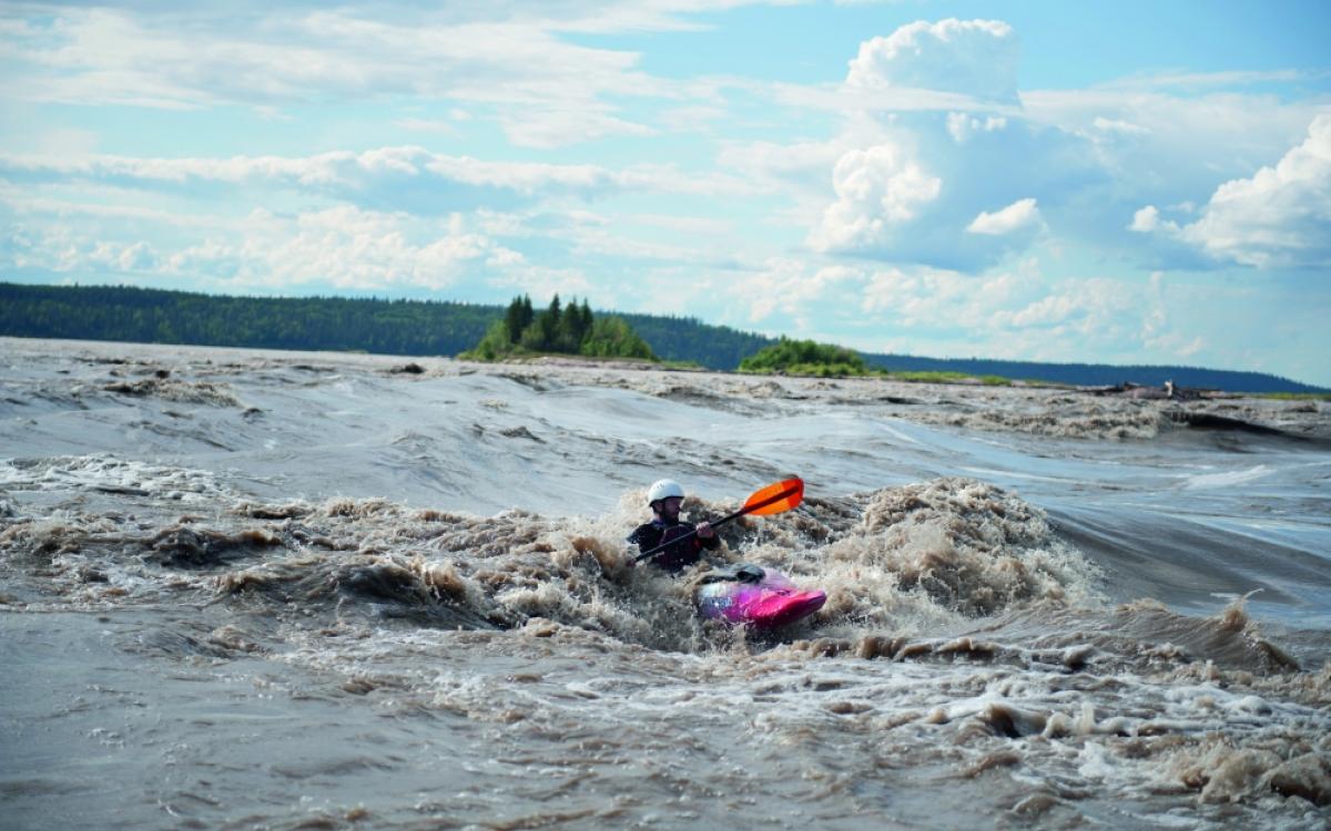 World-class rapids attract kayakers from around the world. 