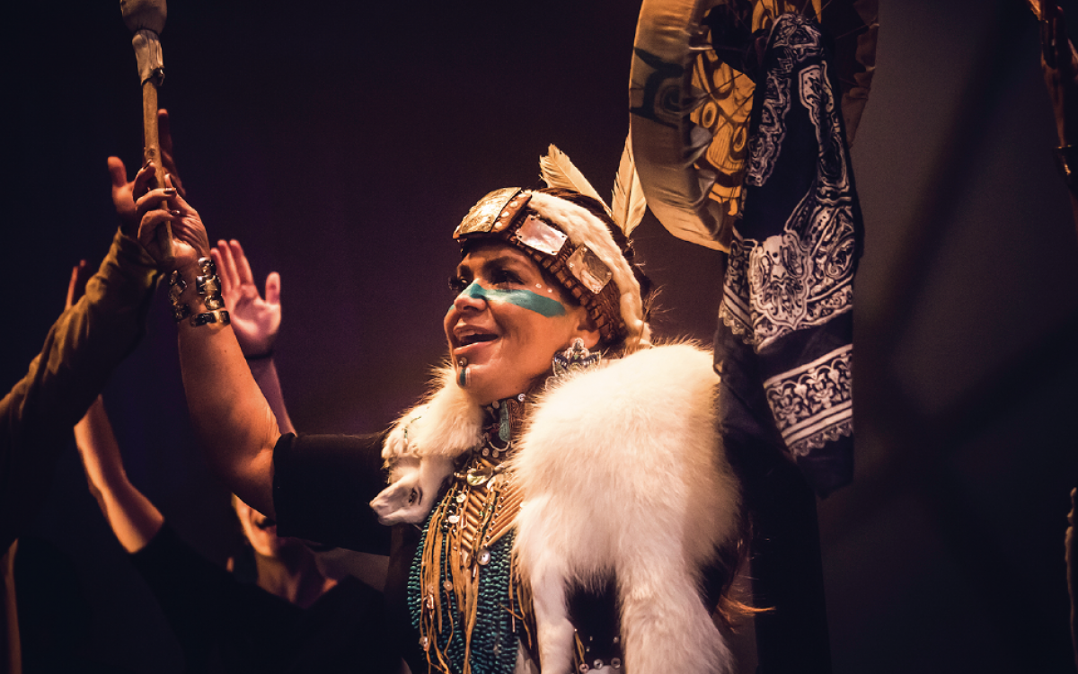 Marilyn Jensen and the Dakhká Khwáan Dancers recently collaborated with the Yukon’s DJ Dash.