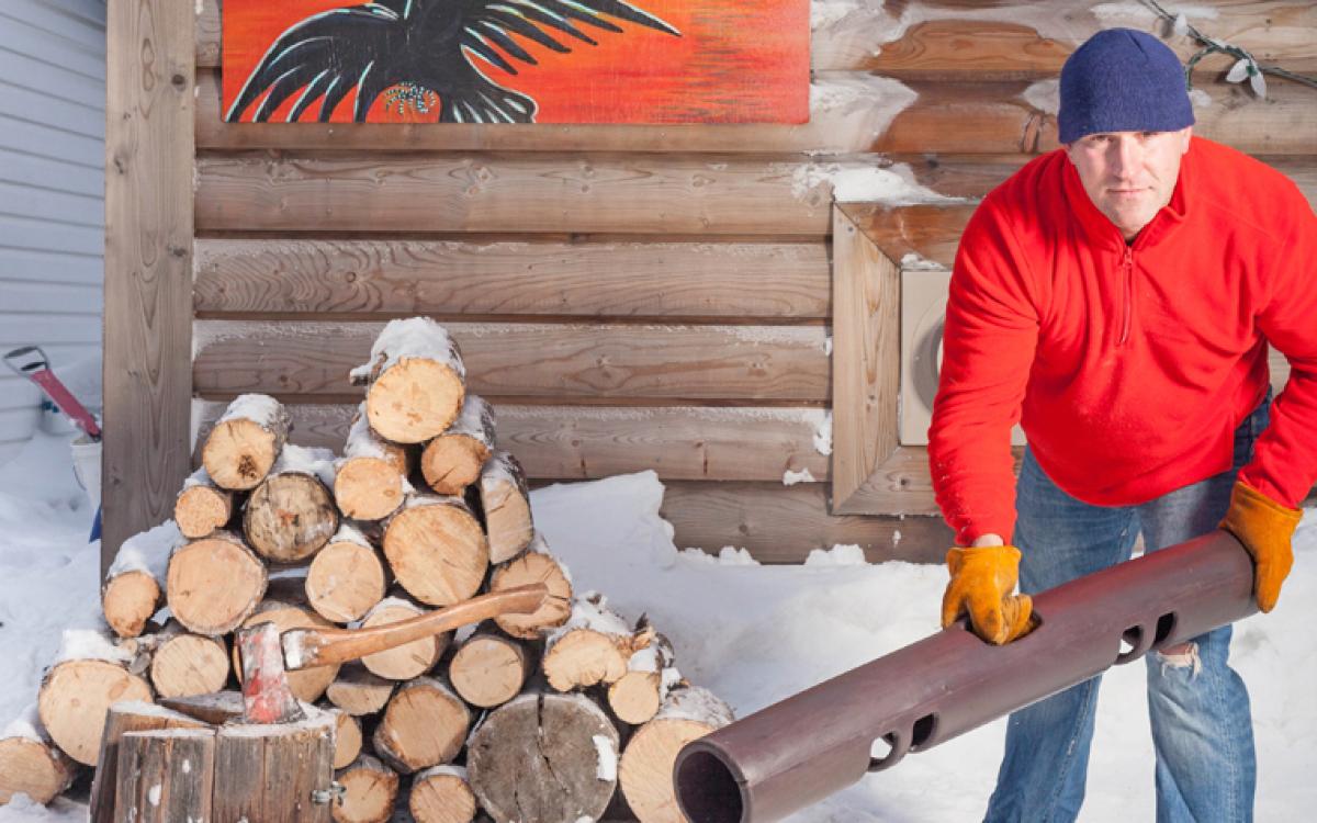 Jamie Stringer, Yellowknife firefighter. Photos by Hannah Eden/Up Here