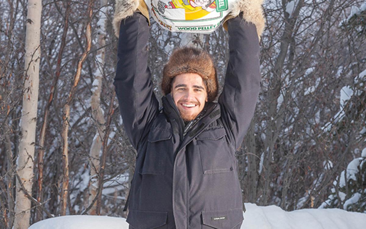 Devin Madsen, Yellowknife Racquet Club fitness instructor. Photos by Hannah Eden/Up Here