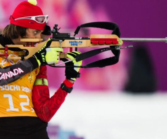 BIATHLETE BRENDAN GREEN. ALL PHOTOS COURTESY INTERNATIONAL OLYMPIC COMMITTEE