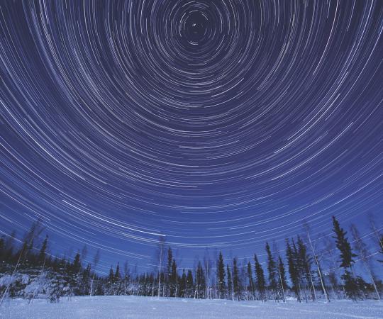 A starry sky