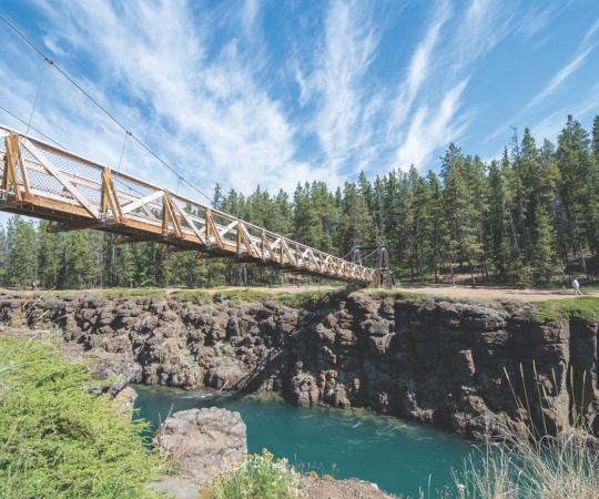 Miles Canyon Bridge attracts tourists from around the world.