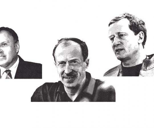 Darrell Pasloski, Joe Sparling, Stefan Voswinkel.