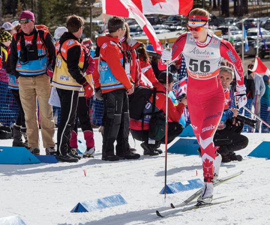 Dahria Beatty is one of three Yukoners on the Olympic cross-country ski team who raced at the AWGs. Photo courtesy of Pam Doyle.