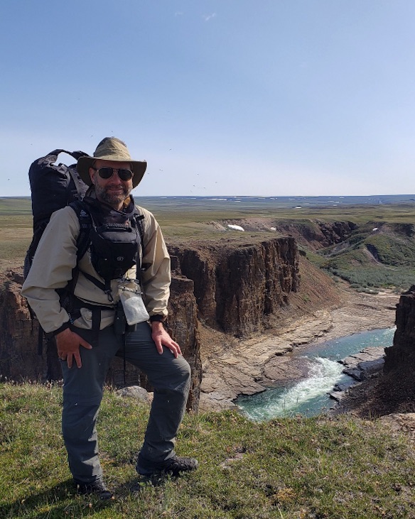 Joe McKenna hiking Tuktut in 2019. JOE MCKENNA