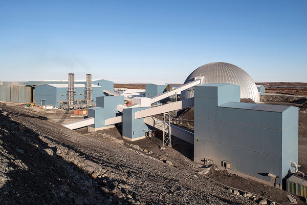 The plant at Meadowbank. Staffing issues at the mine mean there's still work to be done to get people trained if Amaruq and Meliadine ramp up. 